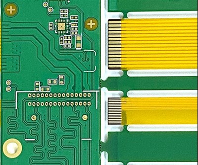 Zweischichtige einseitige Starrflex-Leiterplatte